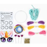 Набор для создания поделок/игрушек Школа талантов Ловец снов своими руками Радужный единорог 10888982 в Борисове