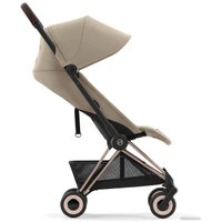 Коляска прогулочная «книга» Cybex Coya (cozy beige/rosegold frame)