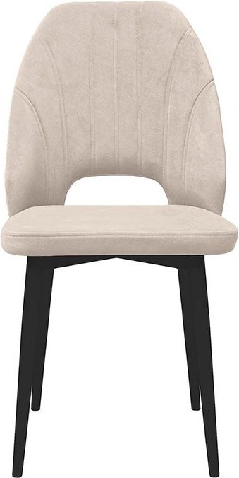 

Стул Трия Капри конус Т2 исп.2 (черный муар/велюр бежевый)