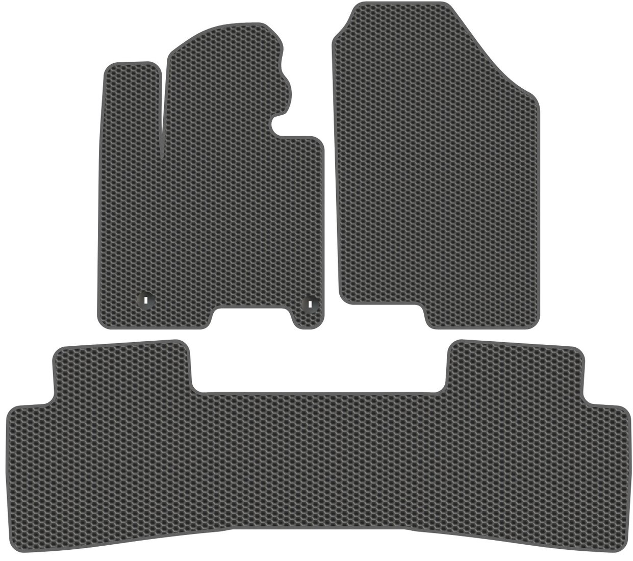 

Комплект ковриков для авто Alicosta Hyundai Tucson IV (suv / NX4) 2020 - Н.В. задний цельный (серый)