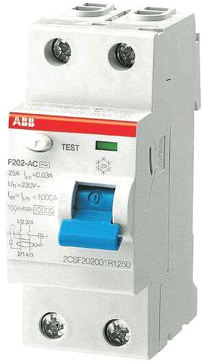 

Устройство защитного отключения ABB F202 2P 40A 30mA 6kА 2М 2CSF202001R1400