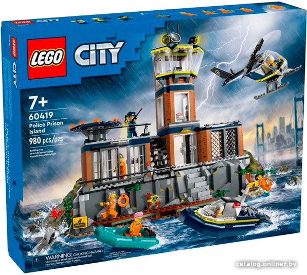 Конструктор LEGO City 60419 Полицейская тюрьма на острове