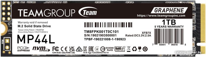 Team MP44L 1TB TM8FPK001T0C101