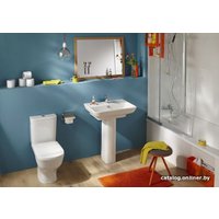 Унитаз напольный Jacob Delafon Struktura UJAJ102-WTE+ETAG212-WTE+E70024-WTE