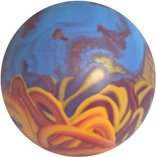 Игрушка для собак Sum-plast Мяч № 3 с запахом ванили (цвет в ассортименте)