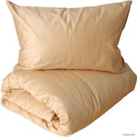 1.5-спальный комплект постельного белья Loon Adelina (1.5-спальный, наволочка 50x70, бежевый)