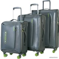 Чемодан-спиннер Mironpan 50157 55 см (темно-серый)