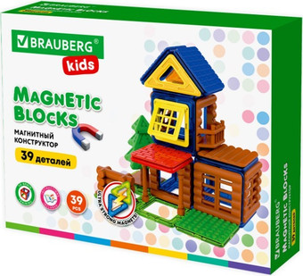 663849 Kids Magnetic Build Blocks-79 Построй дом