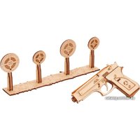 3Д-пазл Wood Trick Пистолет-резинкострел с мишенями 1234-10