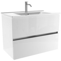  ЗОВ Тумба с умывальником Лира 70 L70MW0MWGVA-OL70 (белый глянцевый)