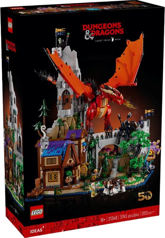 

Конструктор LEGO Ideas 21348 Подземелья и драконы: Сказка Красного Дракона