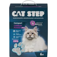 Наполнитель для туалета Cat Step Compact Carbon Power Plus 6л/5кг