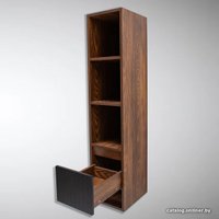  Акваль Шкаф-полупенал для ванной Нова НОВА.02.23.07.N