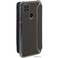 Чехол для телефона Brauffen книжка с защитой камеры для Xiaomi Redmi 9C/10A (черный)