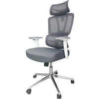 Офисное кресло SitUp Palma White Chrome (сетка Grey/Grey)