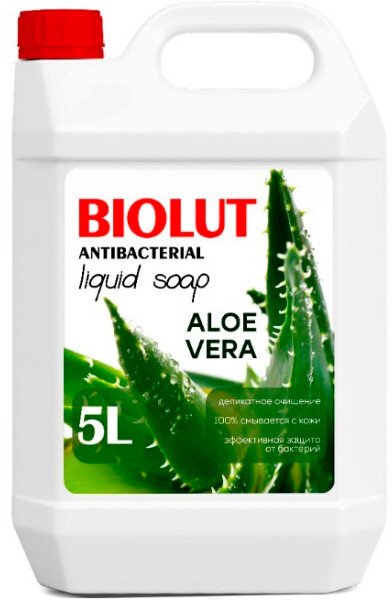 Biolut Жидкое мыло Aloe Vera С антибактериальным эффектом 5 л