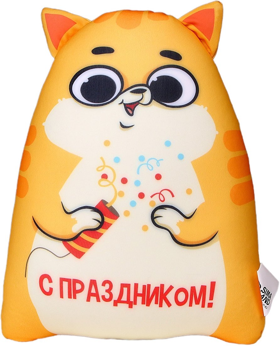 

Игрушка-подушка Mni Mnu Котэ С праздником 9250609