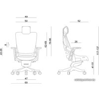 Офисное кресло UNIQUE Wau 2 Elastomer (черный)