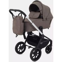 Универсальная коляска MOWbaby Zoom PU RA087 (3 в 1, silver cacao brown)