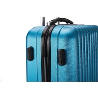 Чемодан-спиннер L'Case Krabi BCP-1202 7468 (M, светло-синий)