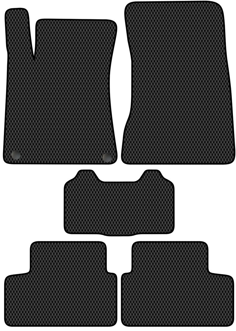 

Комплект ковриков для авто Alicosta Mercedes-Benz CLA-Class II (седан / C118) 2019 - Н.В. (черный, ромб)