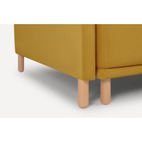 Угловой диван Divan Нордика мини Velvet Yellow 264430 (желтый)