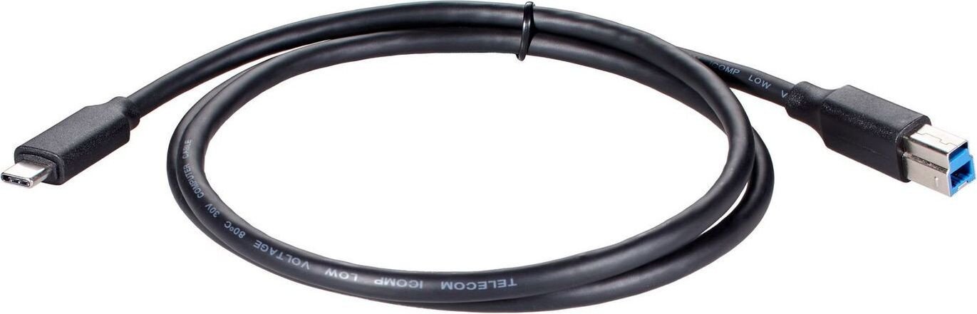 Кабель Telecom TUS711-1M USB Type-C - USB Type-B (1 м, черный)