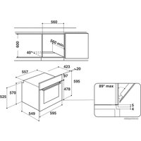 Электрический духовой шкаф Indesit IFW 6530 BL