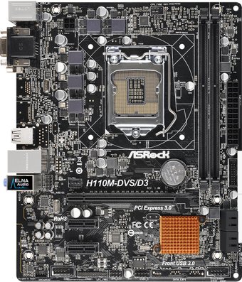 ASRock H110M-DVS/D3 материнскую плату купить в Минске