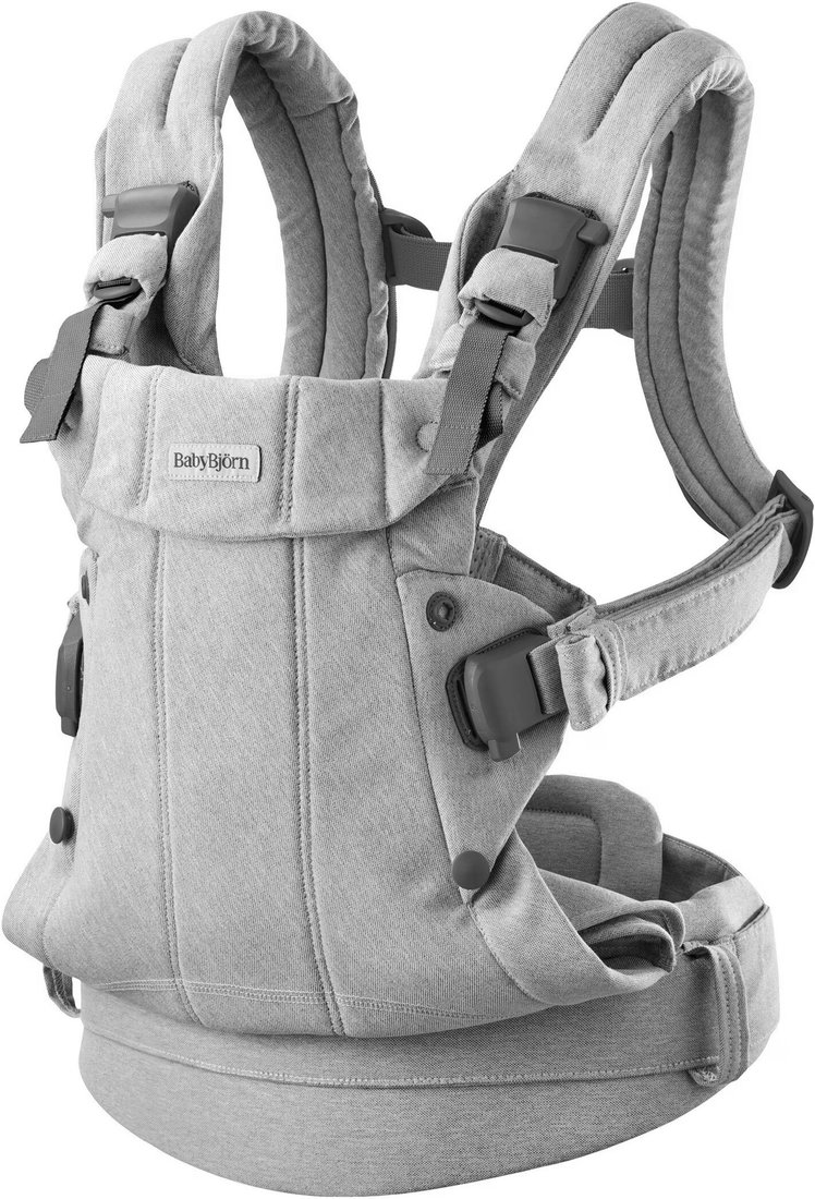 Рюкзак-переноска BabyBjorn Harmony Woven 0880.29 (light grey melange)