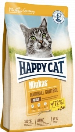 

Сухой корм для кошек Happy Cat Minkas Hairball Control с птицей 1.5 кг