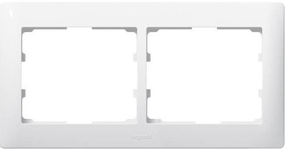 

Рамка Legrand Galea Life 2 поста (горизонтальная, белый)
