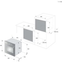 Газовый духовой шкаф Candy FCG243N