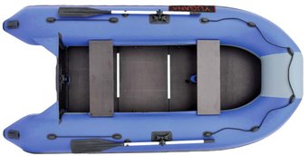 Моторно-килевая лодка Yugana 3200 СК (серый/синий)
