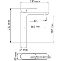 Смеситель Wasserkraft Elbe 7403H