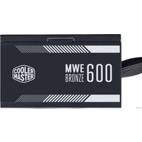 Блок питания Cooler Master MWE 600 Bronze V2 MPE-6001-ACAAB-EU