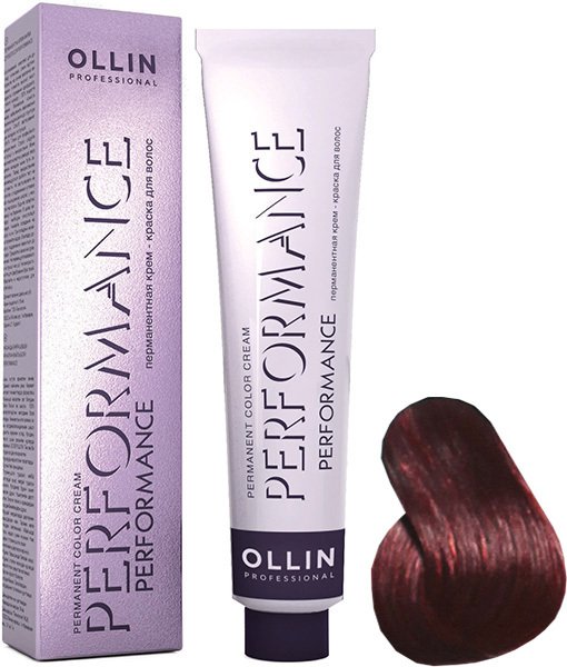 

Крем-краска для волос Ollin Professional Performance 5/6 светлый шатен красный
