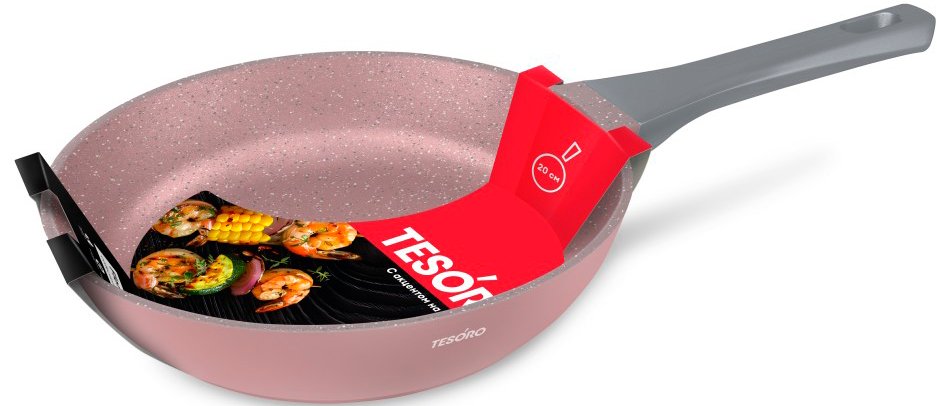 

Сковорода Tesoro Florence total pink TF1620tp