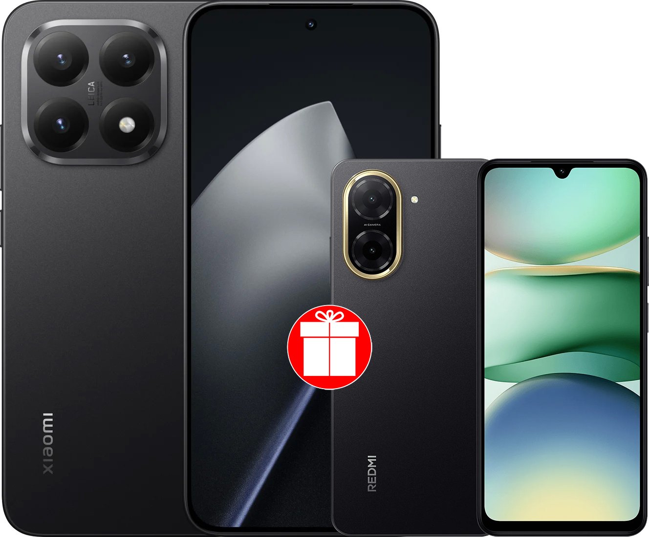 

Телефон Xiaomi 15T 12GB/256GB международная версия (черный) + Xiaomi Redmi A5 4GB/128GB (полуночный черный) по акции