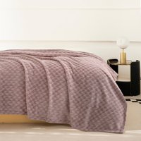 Плед Karven Фланель 1.5сп PL 013 JACQAURD v1/Powder