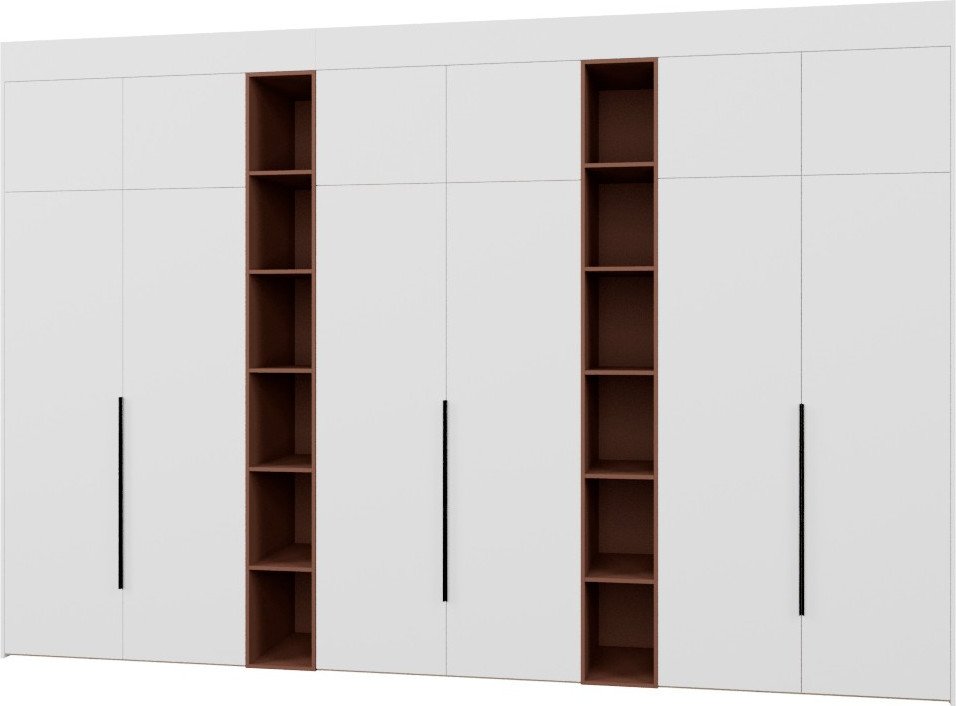 

Шкаф распашной Рэйгрупп Рэй S274-В18-1-EBL В18-1 (дуб элисон/белый премиум/античная латунь)