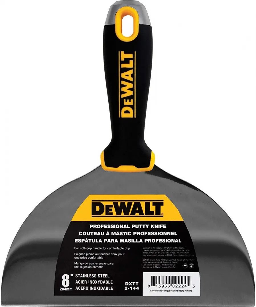 

Шпатель DeWalt С прорезиненной рукояткой 2-144