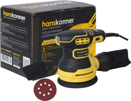 

Эксцентриковая шлифмашина Hanskonner HOS8135RC