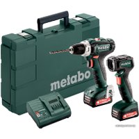 Дрель-шуруповерт Metabo PowerMaxx BS 12 601036900 (с 2-мя АКБ, кейс)