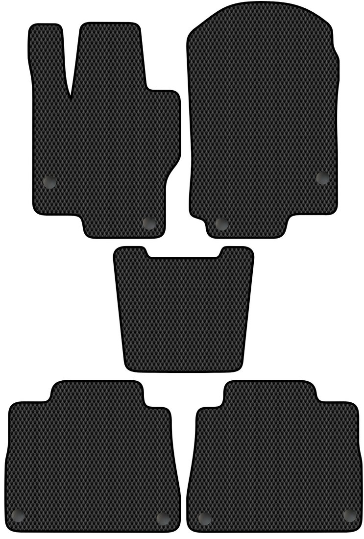 

Комплект ковриков для авто Alicosta Mercedes-Benz GLE II (suv, гибрид / W167) 2018 - Н.В. (черный, ромб)