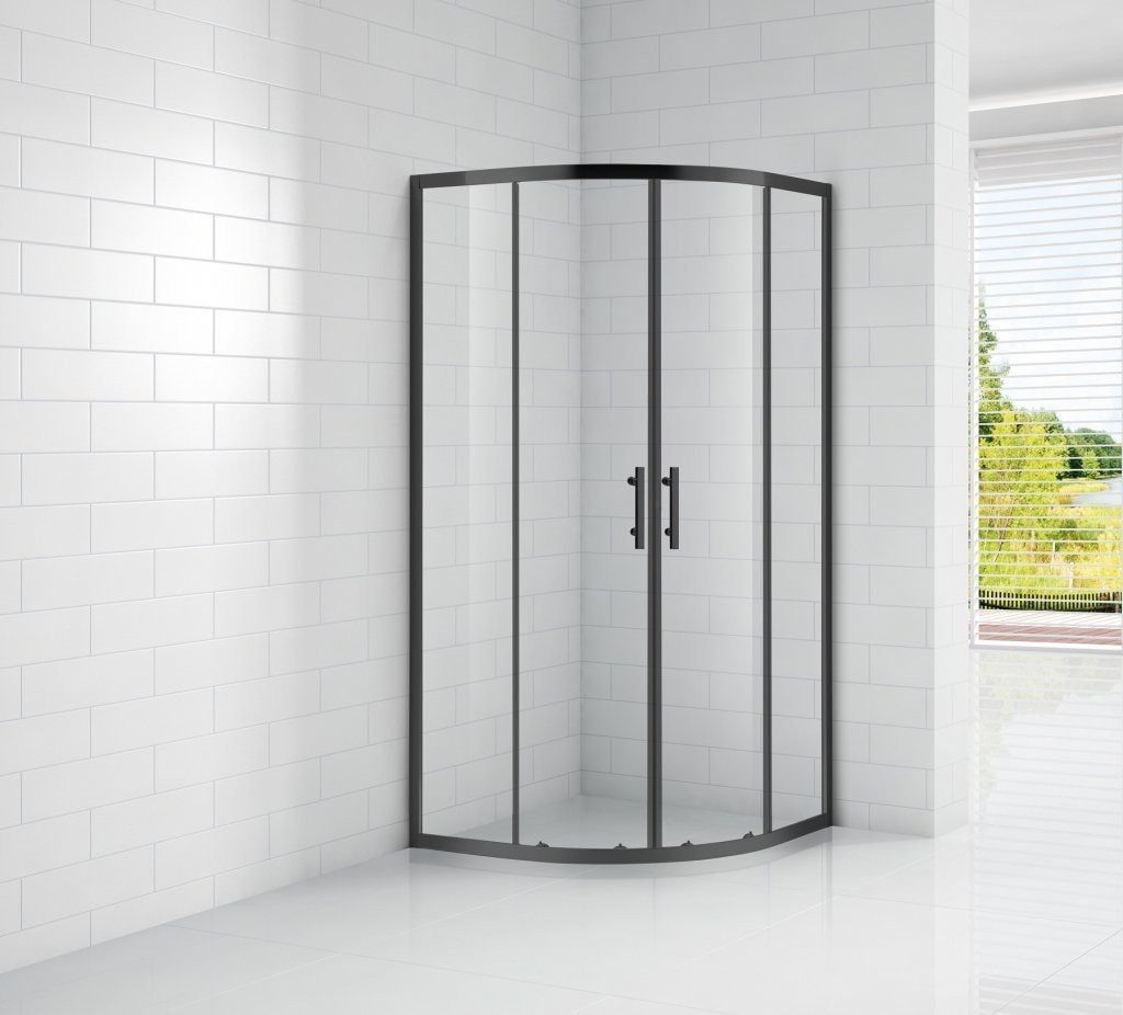 

Душевой уголок Cezares ECO-O-R-2-100-C-NERO
