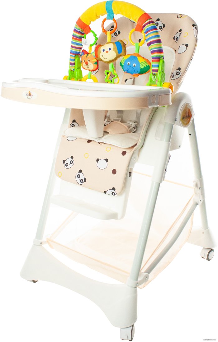 Высокий стульчик ForKiddy Podium Toys 0+ 2021 (кремовый)