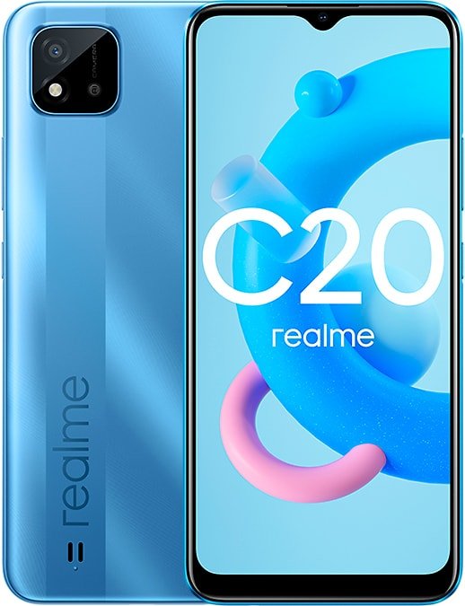 

Смартфон Realme C20 RMX3063 (голубое озеро)