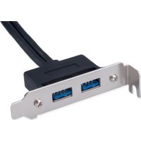 Планка Cablexpert CC-USB3-RECEPTACLE-LP