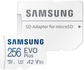 EVO Plus 2021 microSDXC 256GB (с адаптером)